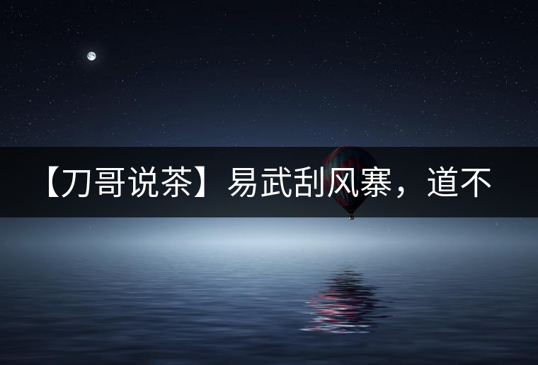 【刀哥說茶】易武刮風(fēng)寨，道不盡的柔美