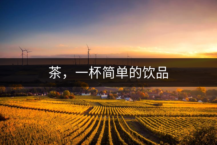 茶，一杯簡(jiǎn)單的飲品