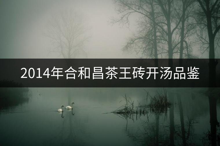 2014年合和昌茶王磚開湯品鑒 2014年合和昌茶王磚開湯品鑒