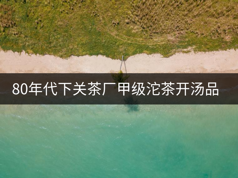 80年代下關(guān)茶廠甲級沱茶開湯品鑒 80年代下關(guān)茶廠甲級沱茶開湯品鑒