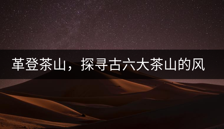 革登茶山，探尋古六大茶山的風(fēng)采