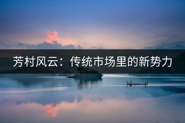 芳村風(fēng)云:傳統(tǒng)市場(chǎng)里的新勢(shì)力 芳村風(fēng)云:傳統(tǒng)市場(chǎng)里的新勢(shì)力