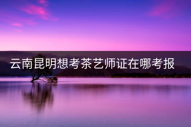 云南昆明想考茶藝師證在哪考報(bào)名及考試時(shí)間，哪個(gè)學(xué)校好？