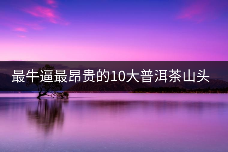 最牛逼最昂貴的10大普洱茶山頭，你造嗎？