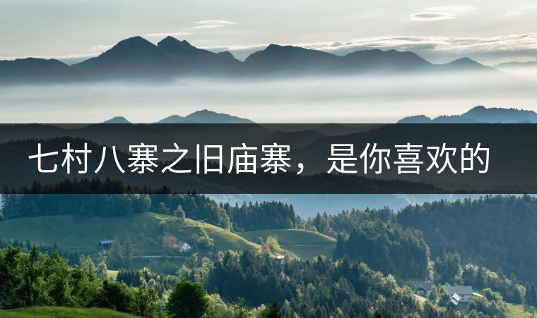 七村八寨之舊廟寨，是你喜歡的易武味嗎？