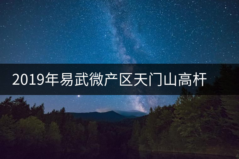 2019年易武微產(chǎn)區(qū)天門山高桿古樹茶品鑒筆記