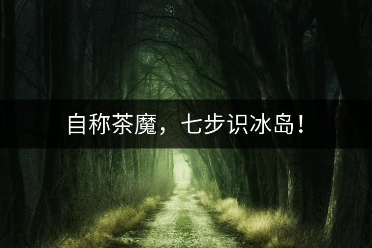 自稱茶魔，七步識冰島！