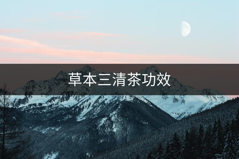 草本三清茶功效 草本三清茶功效