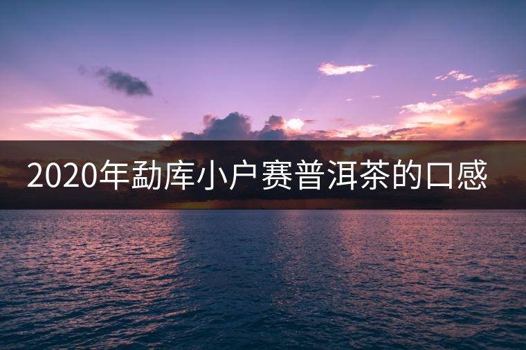 2020年勐庫(kù)小戶賽普洱茶的口感特點(diǎn)-易武中聘號(hào) 2020年勐庫(kù)小戶賽普洱茶的口感特點(diǎn)-易武中聘號(hào)