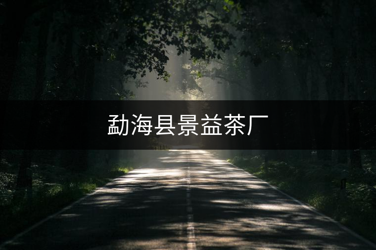 勐??h景益茶廠 勐??h景益茶廠