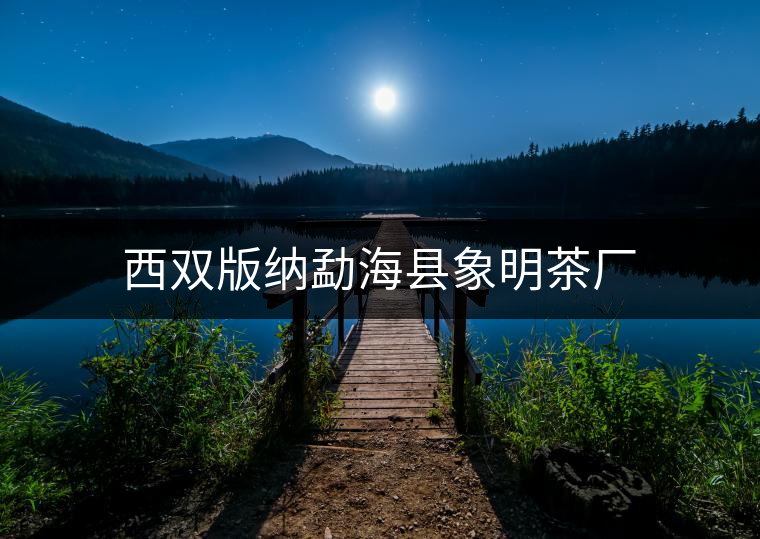 西雙版納勐?？h象明茶廠