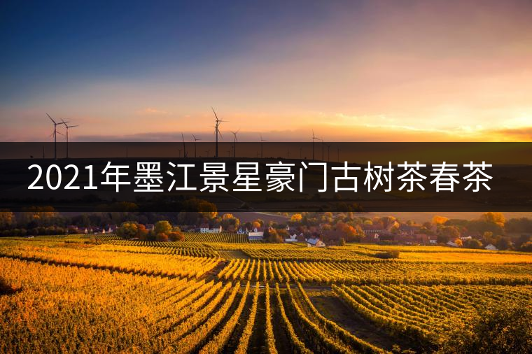 2021年墨江景星豪門(mén)古樹(shù)茶春茶價(jià)格多少錢(qián)一斤？