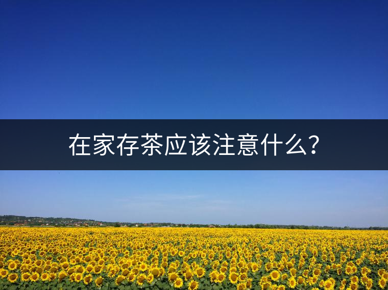 在家存茶應(yīng)該注意什么？