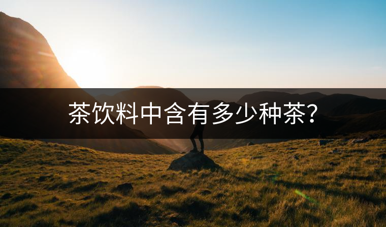 茶飲料中含有多少種茶？
