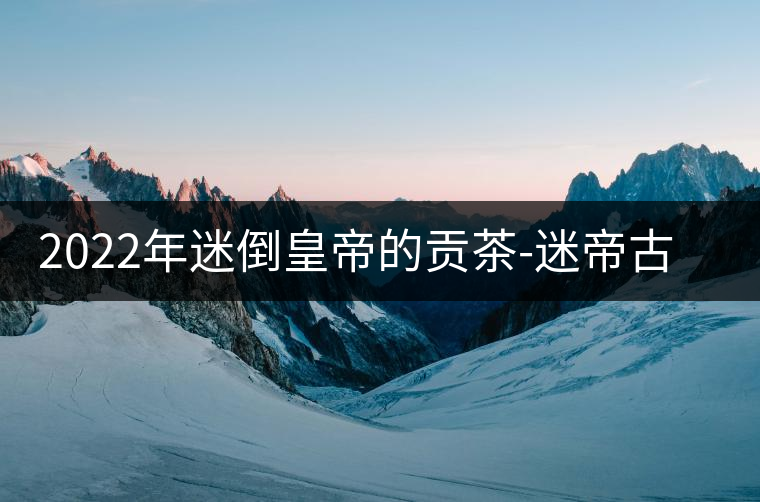 2022年迷倒皇帝的貢茶-迷帝古樹春茶特點？