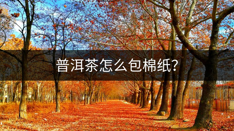 普洱茶怎么包棉紙？