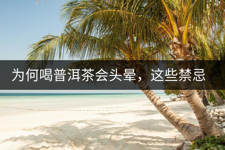 為何喝普洱茶會(huì)頭暈，這些禁忌你了解多少？