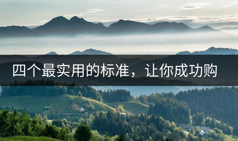 四個最實用的標準，讓你成功購選普洱茶