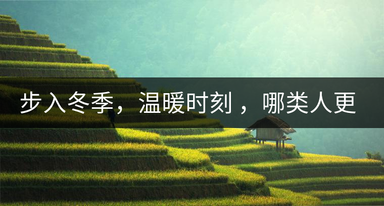 步入冬季，溫暖時刻 ，哪類人更適合 喝普洱熟茶