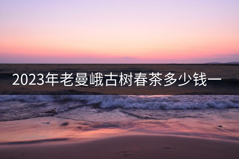 2023年老曼峨古樹春茶多少錢一公斤？