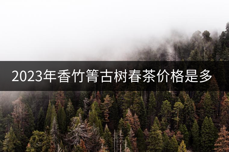 2023年香竹箐古樹春茶價(jià)格是多少？