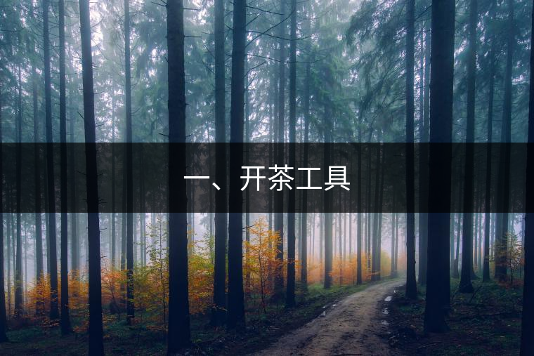 一、開茶工具