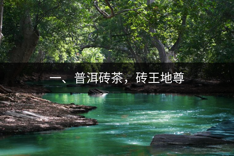 一、普洱磚茶，磚王地尊