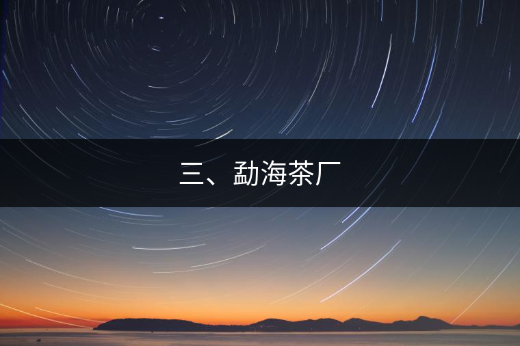 三、勐海茶廠