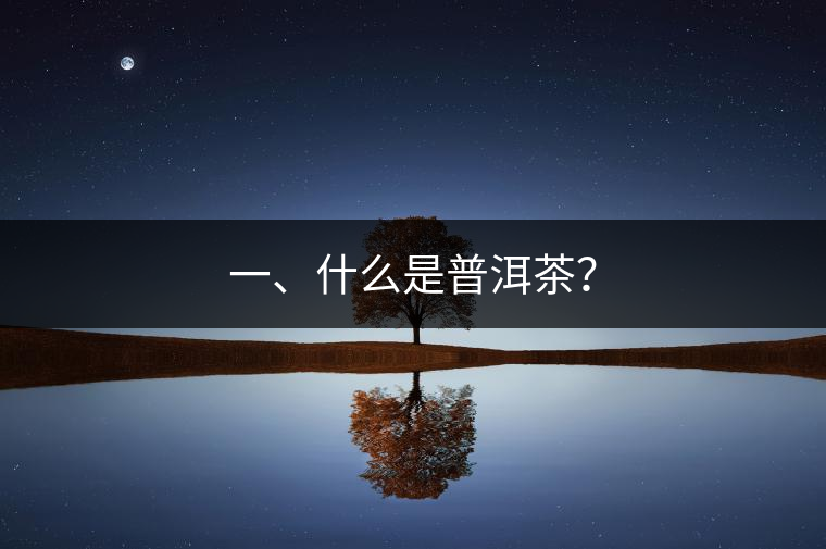 一、什么是普洱茶？
