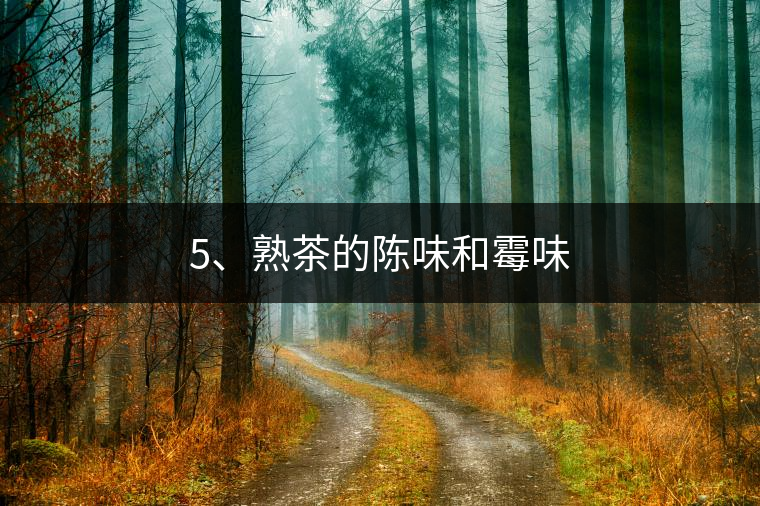 5、熟茶的陳味和霉味