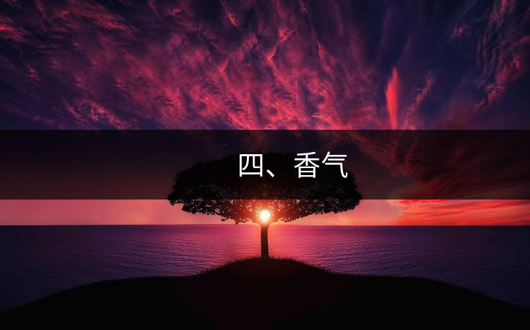 　　四、香氣