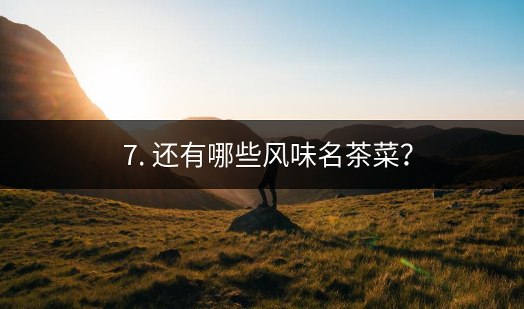 ? 7. 還有哪些風(fēng)味名茶菜？