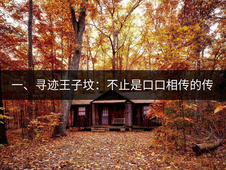 一、尋跡王子墳：不止是口口相傳的傳說，是刻在土地里的歷史