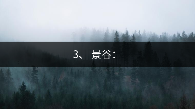 3、 景谷：?